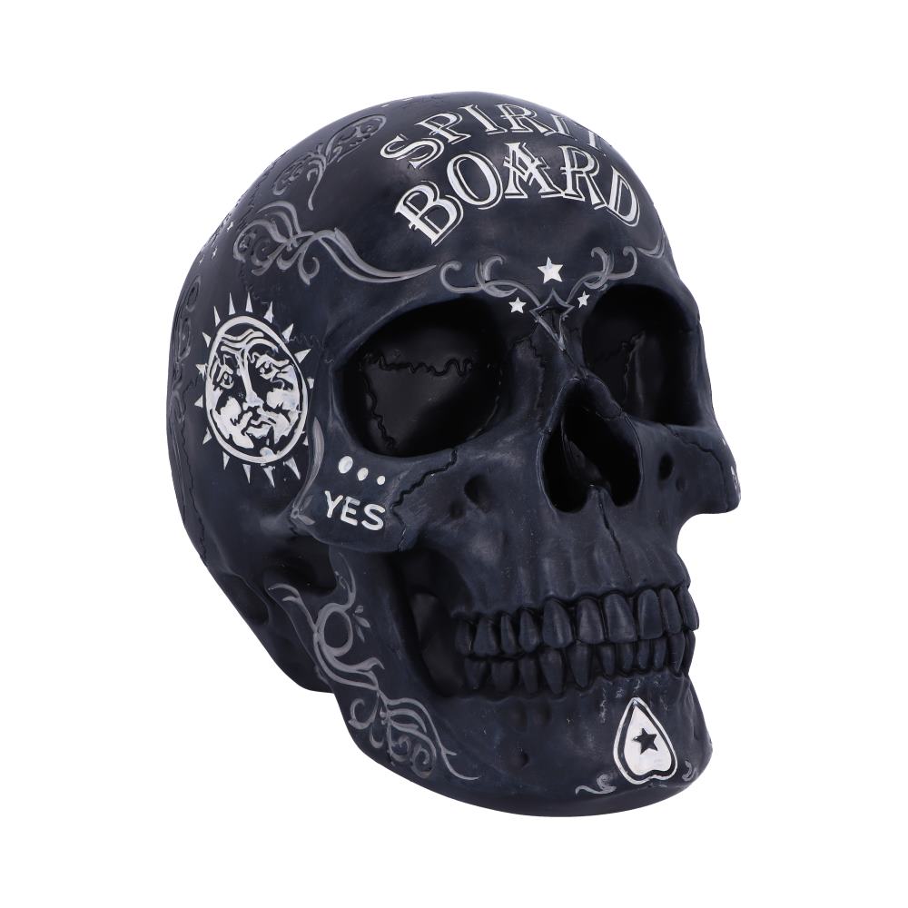 Black and White occult Spirit Board Skull.