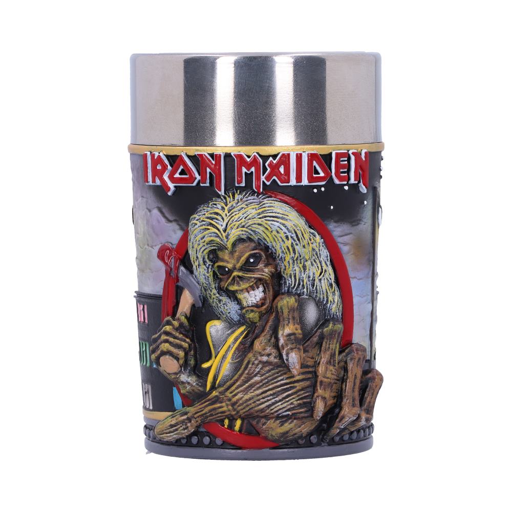 Officially Licensed Iron Maiden Shot Glass.