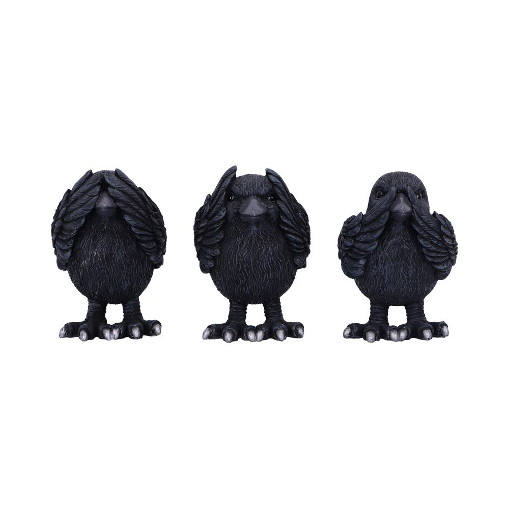 Raven figurines.