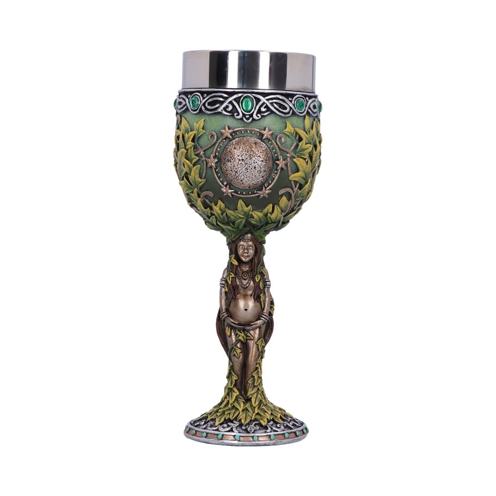 Inspired by the Triple Moon Goddess is this Mother Goblet