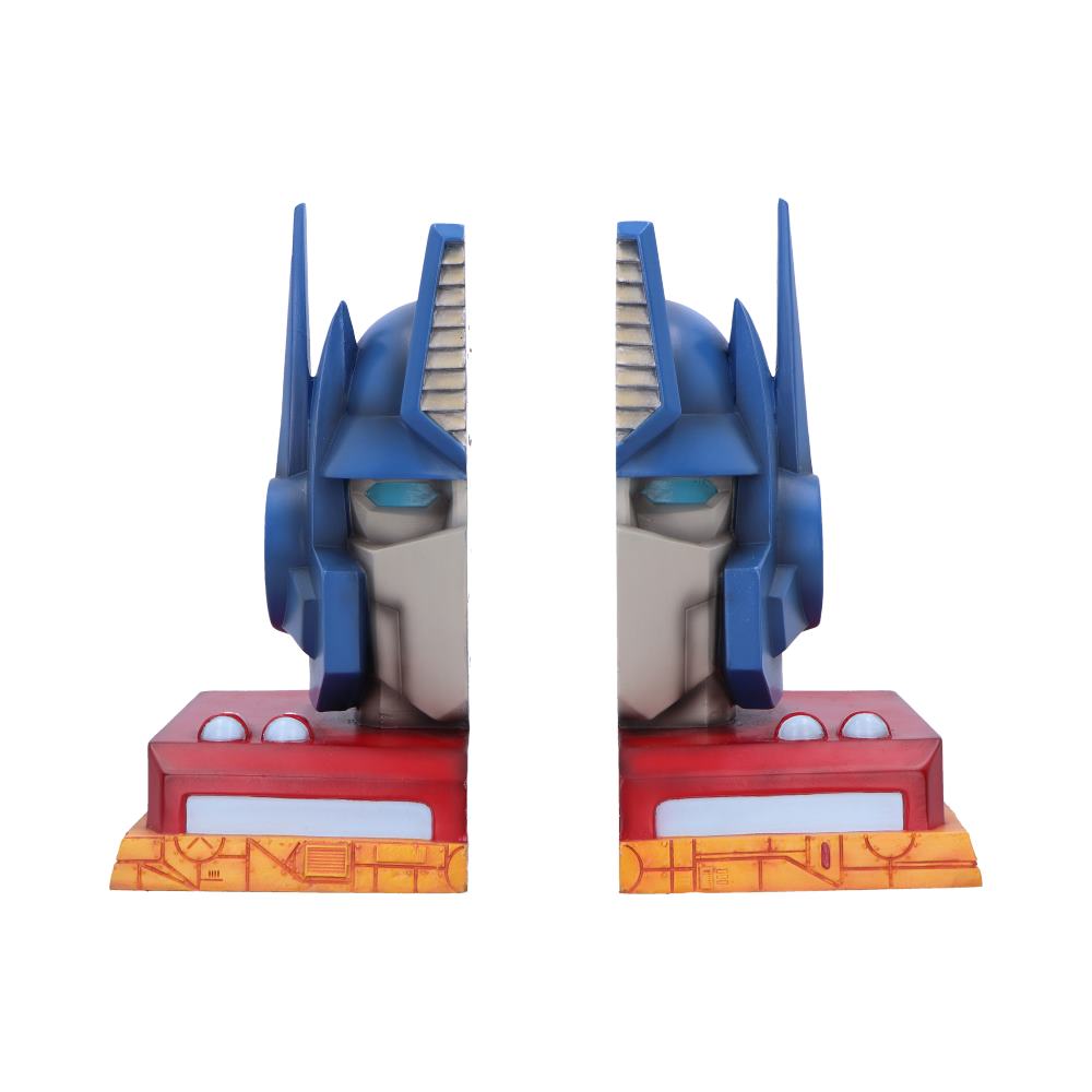 Officially licensed Transformers bookends featuring Optimus Prime