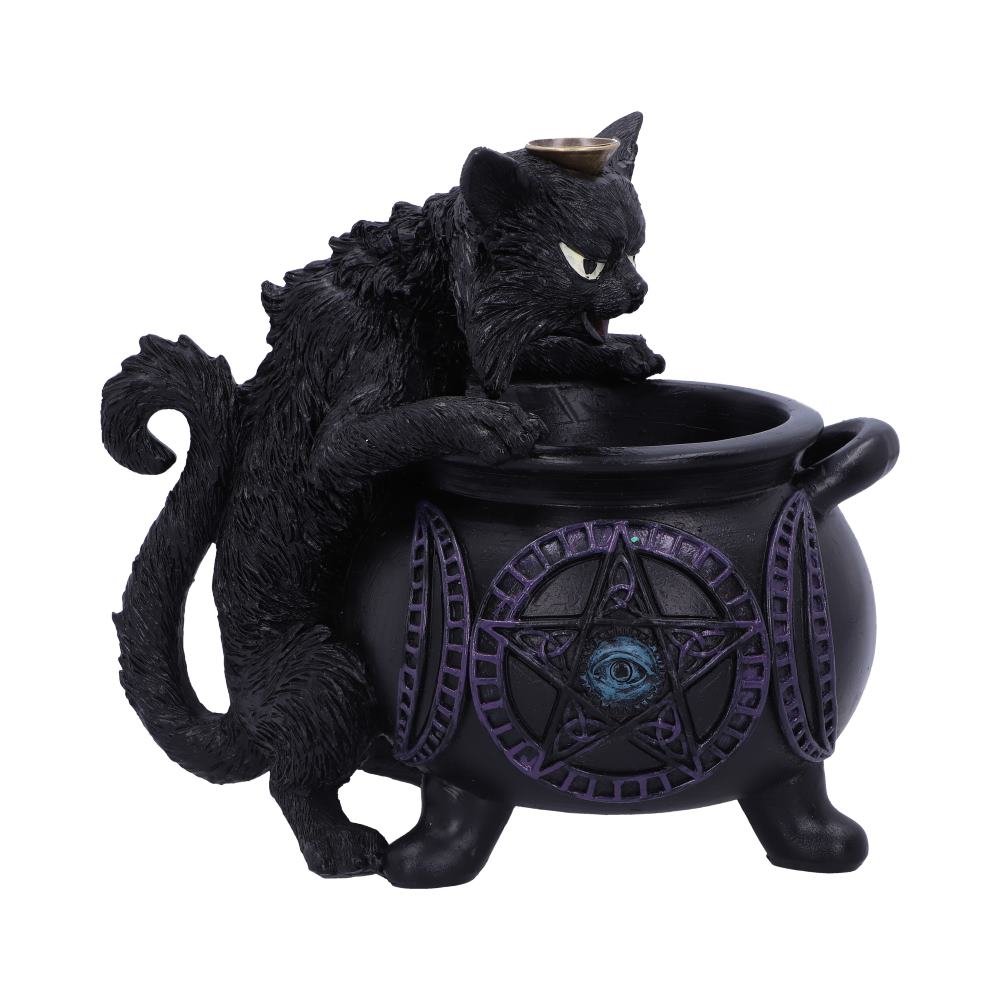 Black Cat Backflow Incense Burner.