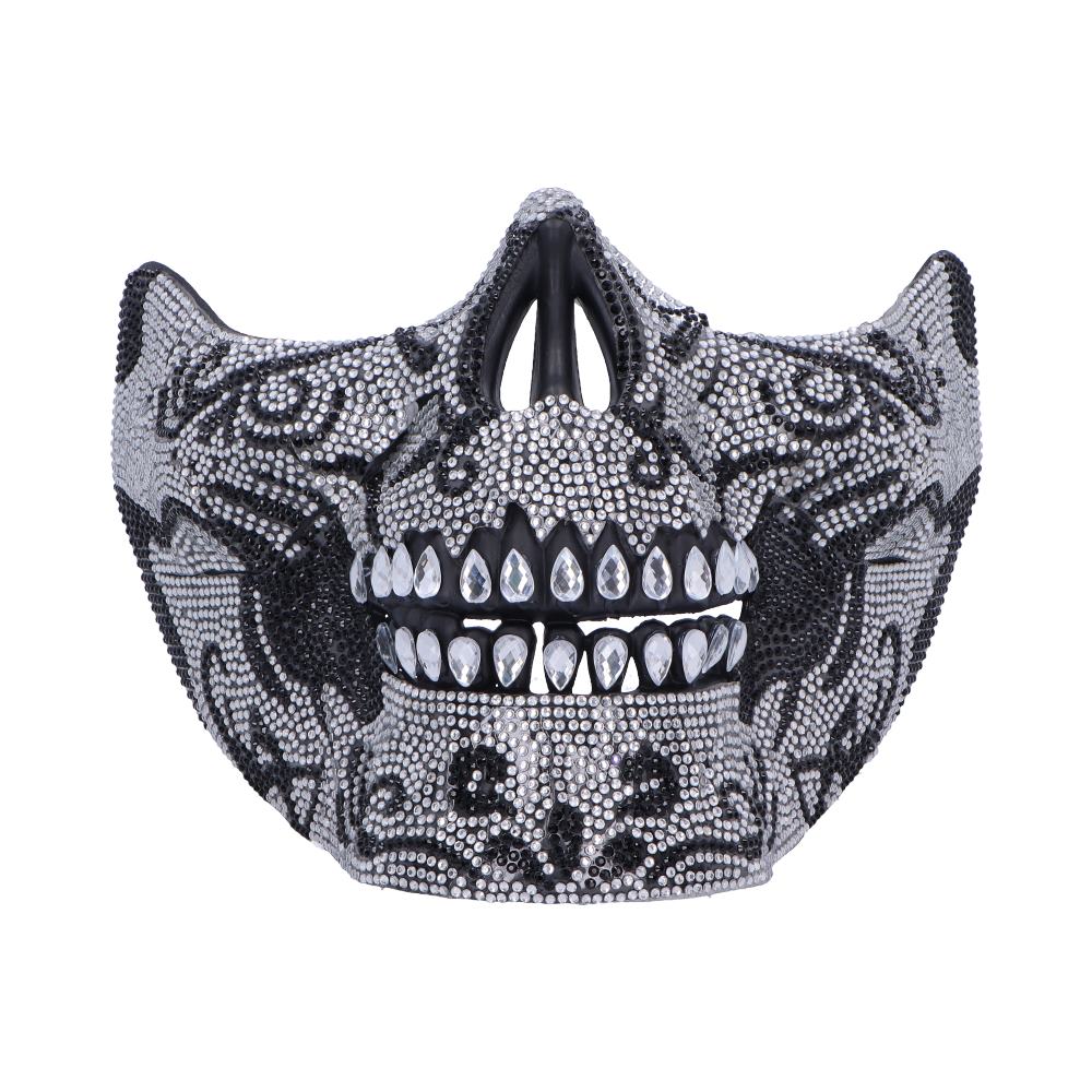 Intricate jewelled skull masquerade mask