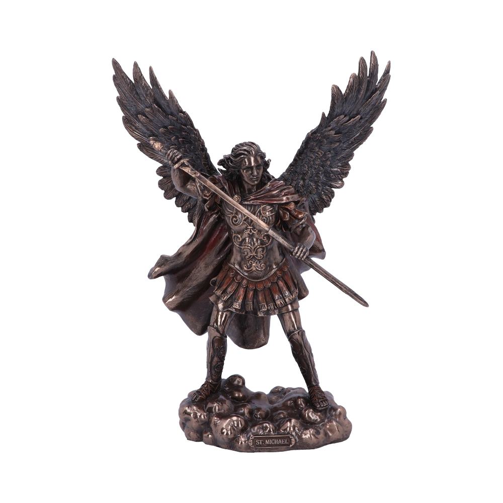 Beautifully ethereal Archangel Michael figurine.