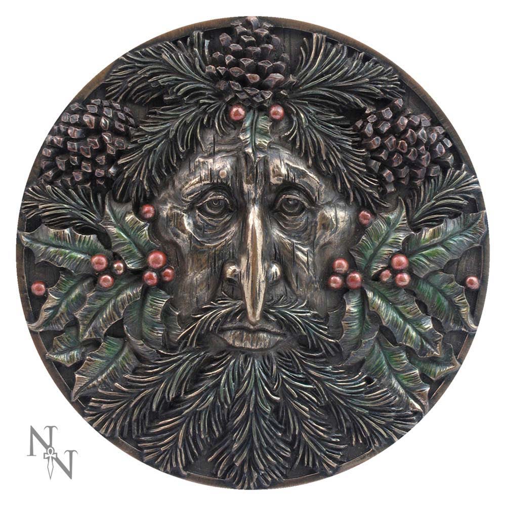 Beautifully crafted Winter Tree Spirit Wall Plaque.