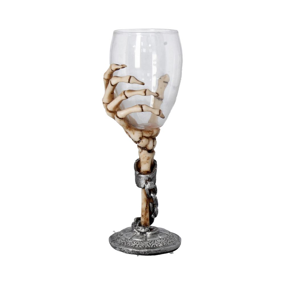 Claw Skeleton Hand Wine Glass Goblet.