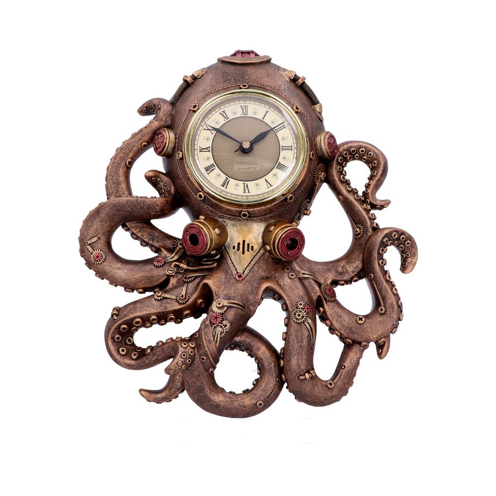 Clock face implanted in the mantle.