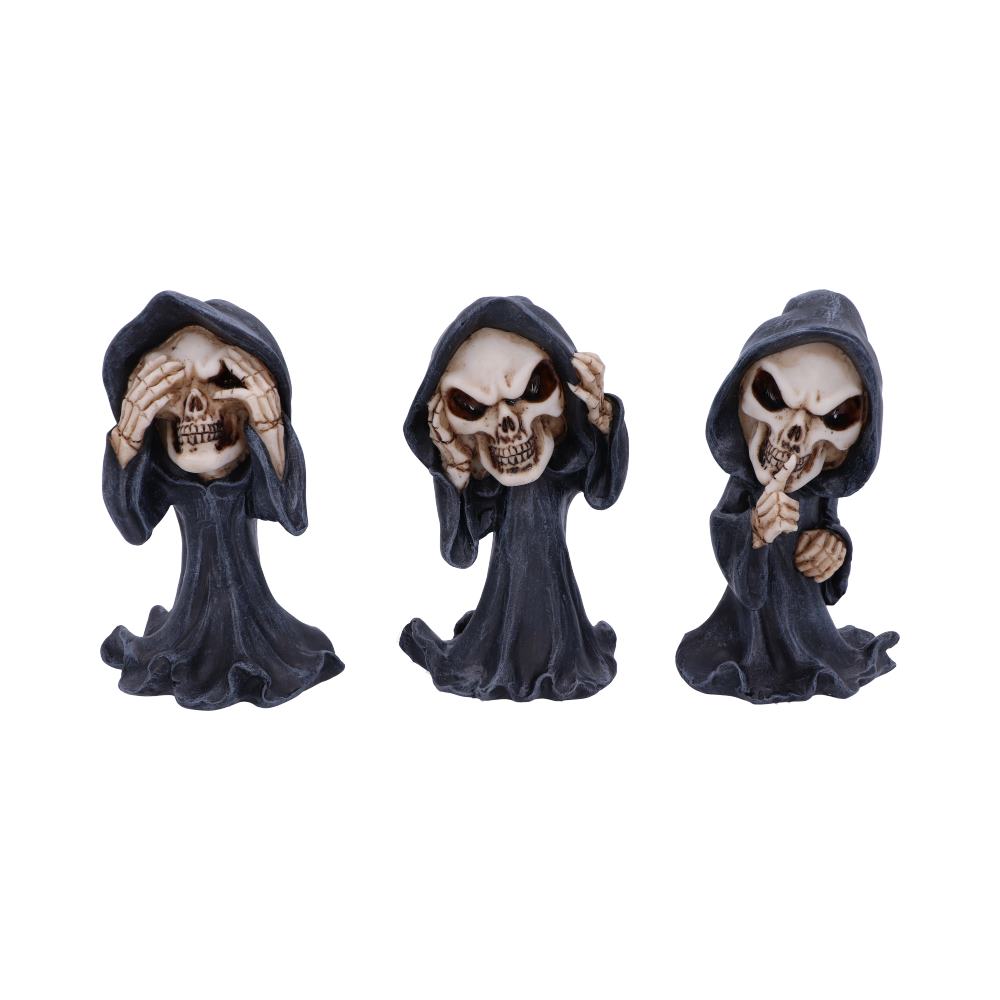 See No Hear No Speak No Evil Cartoon Grim Reapers.