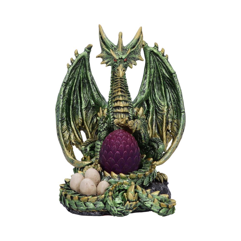 Metallic dragon figurine
