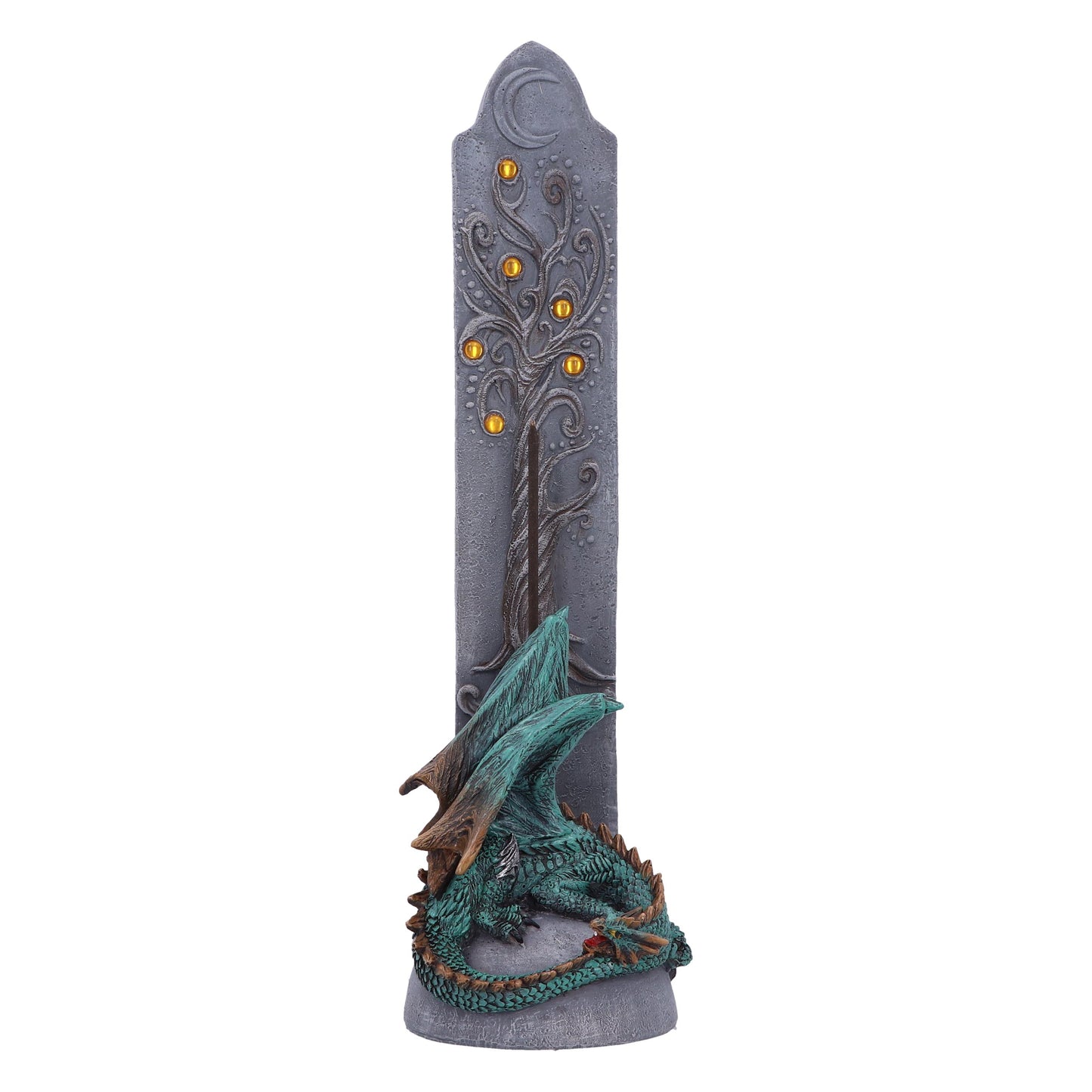 Vertical dragon incense burner