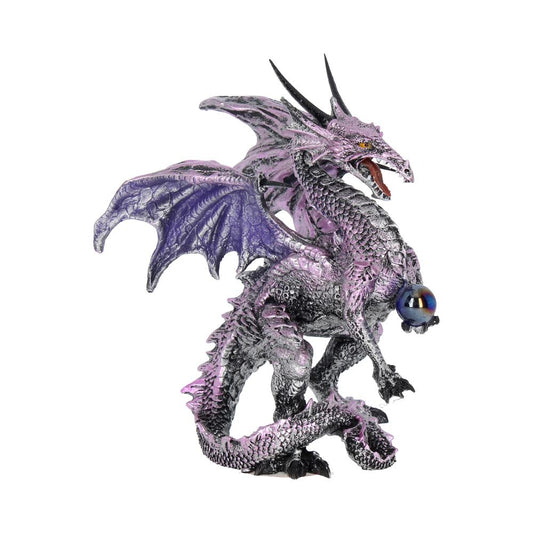 This Dragon holds an orbuculum for divine insight.