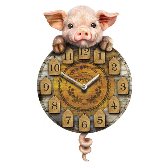 Pig Pendulum Clock.