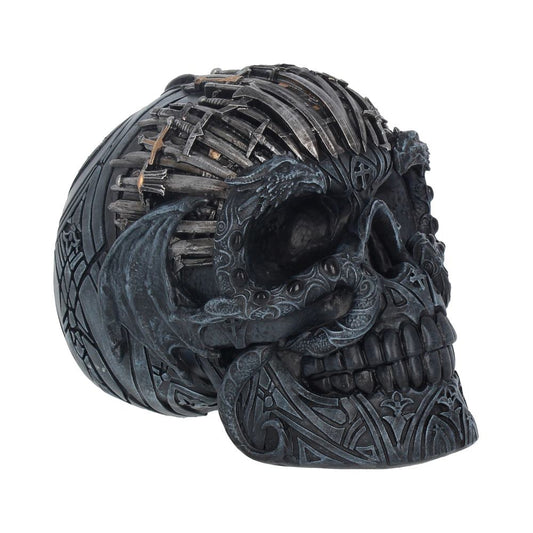 Medieval Sword Dragon Skull.
