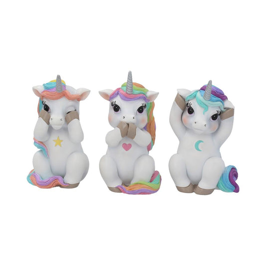 Adorable unicorn figurine set