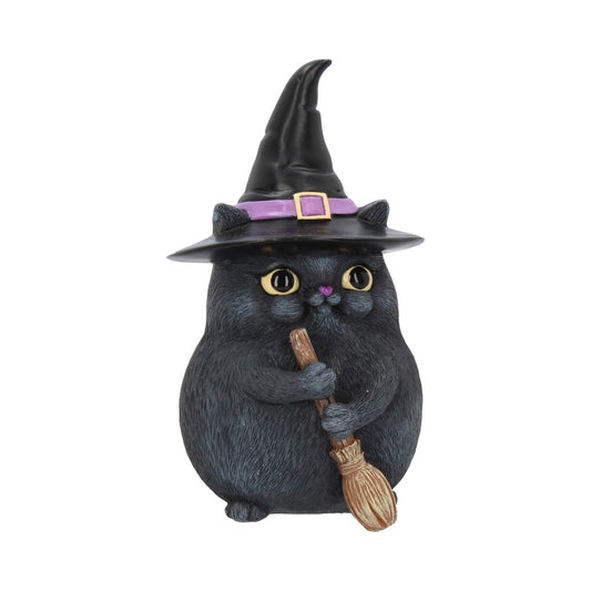 Adorable Snapcat Witch figurine