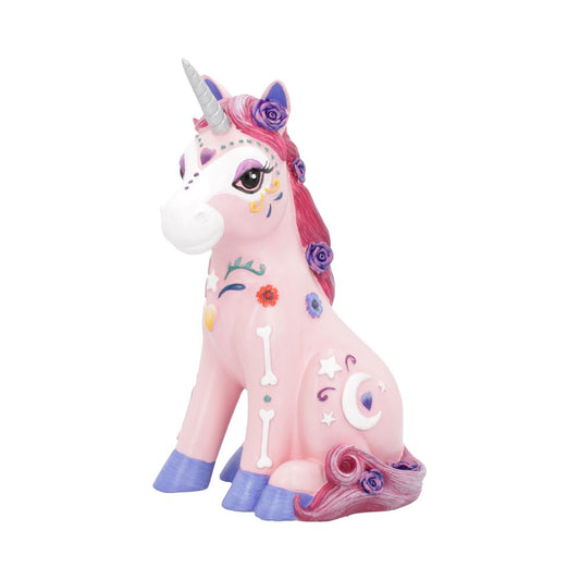 Pink Calavera Unicorn.