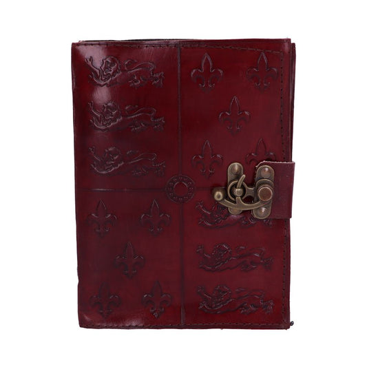 Fleur-De-Lys and Lions sit on alternate quarters of this journal cover.