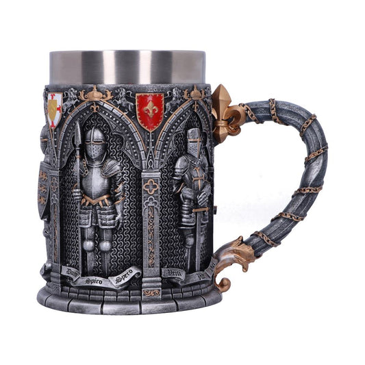 Beautifully crafted Knight tankard.