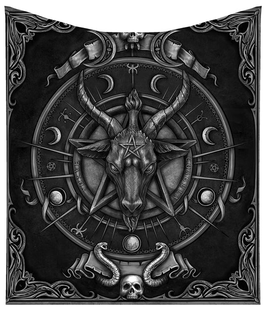 Exclusive in-house Baphomet design.