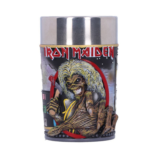 Officially Licensed Iron Maiden Shot Glass.