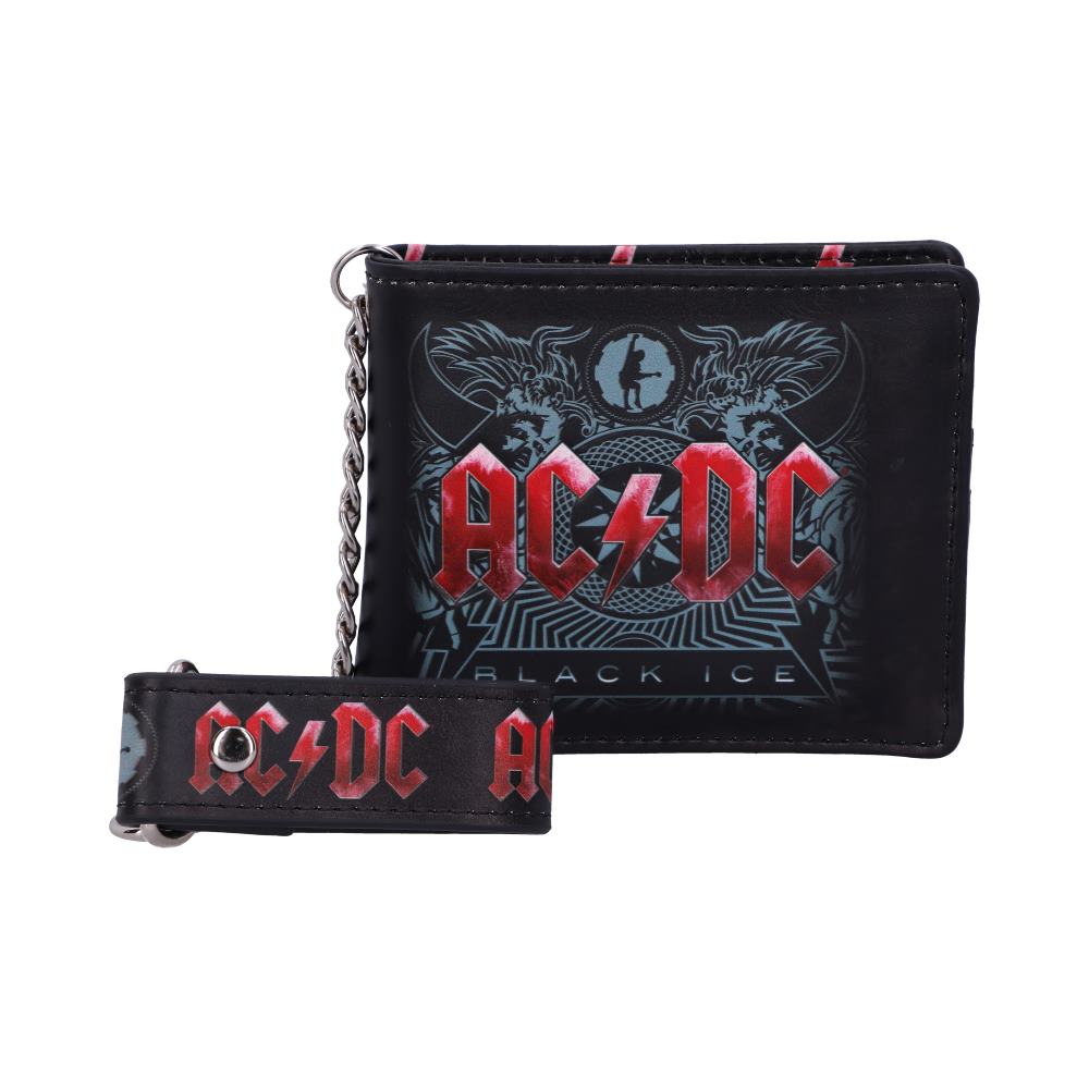 Officially licensed ACDC Embossed Wallet and Chain.