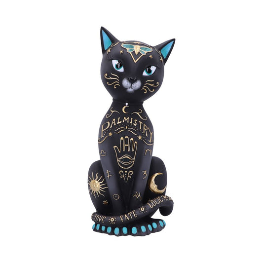 Palmistry Cat Figurine.