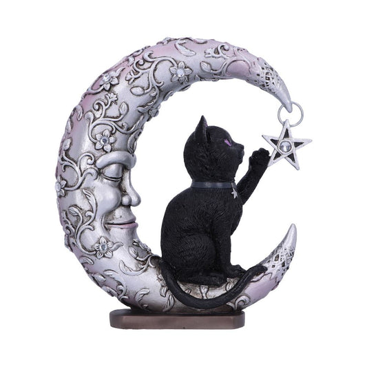 Cat and Moon Ornament.