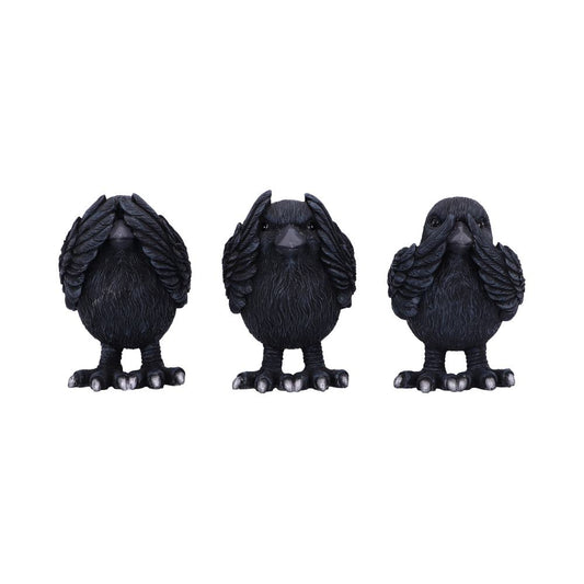 Raven figurines.