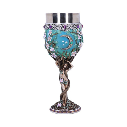 Inspired by the Triple Moon Goddess is this Maiden Goblet.