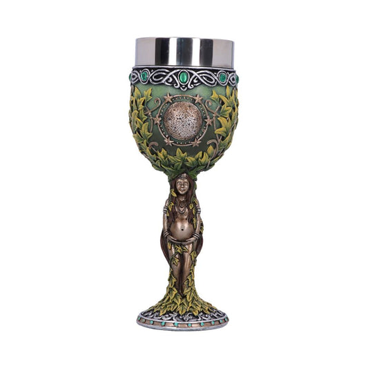 Inspired by the Triple Moon Goddess is this Mother Goblet