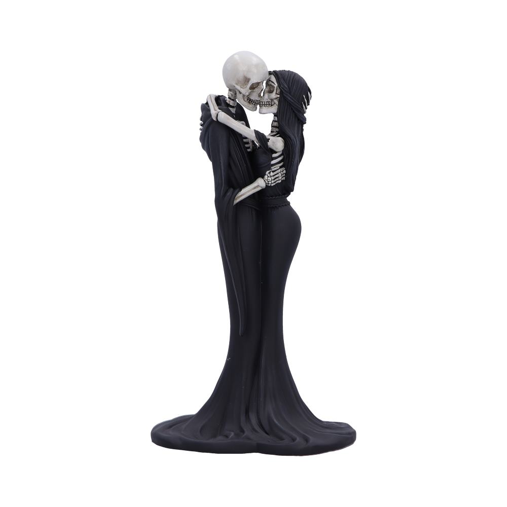 Skeleton kiss figurine