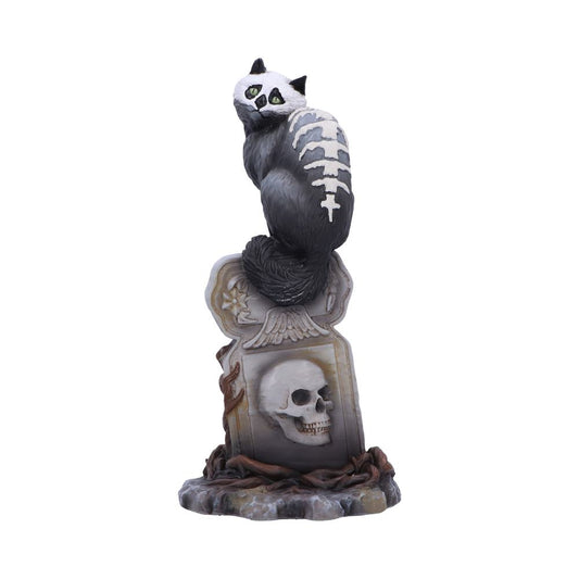 Gothic cat ornament