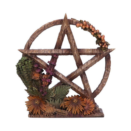 Summer floral pentagram decorative ornament