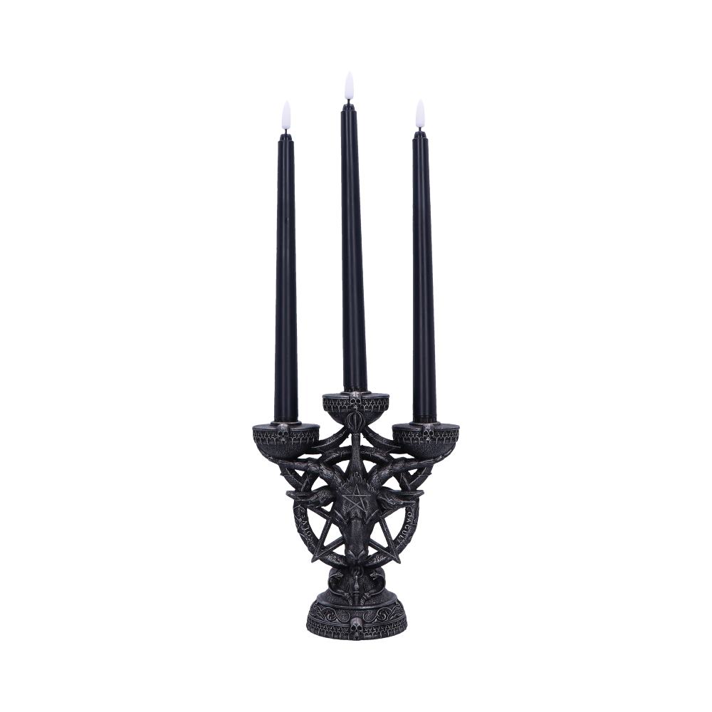 Enchanting Baphomet candelabra