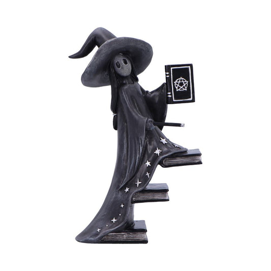 Witch soul with books figurine