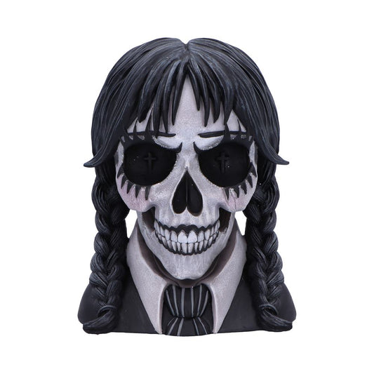 Gothic school girl inspired skull