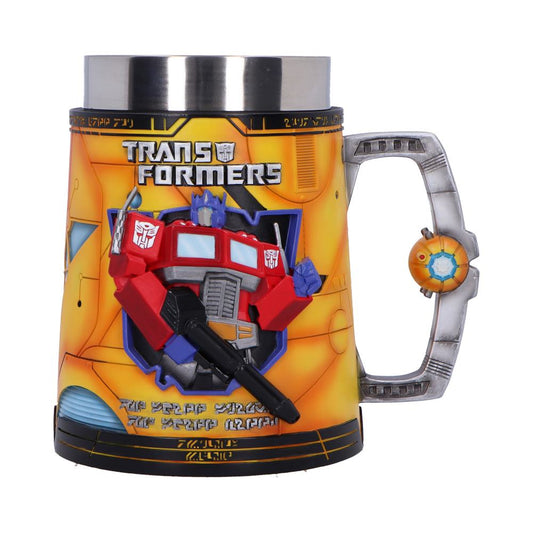 Officially licensed Transformers tankard featuring Rodimus Prime & Optimus Prime