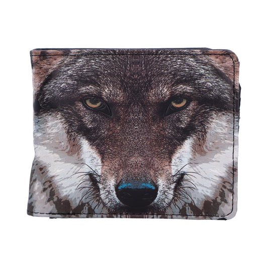Focused on his prey, this Wolf wallet is perfect or any alpha male.