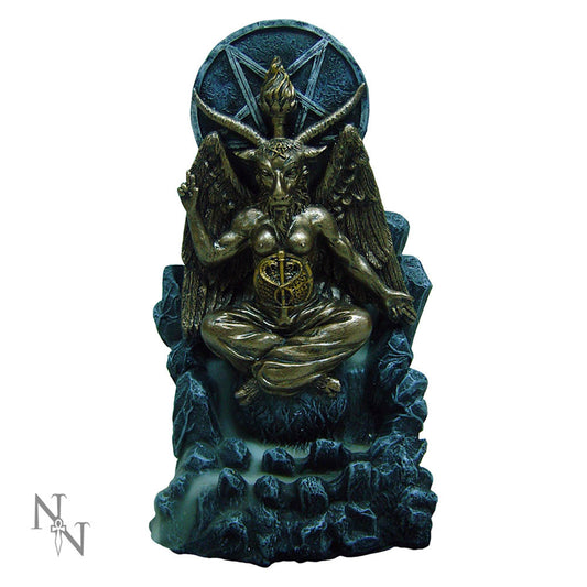 Captivating Baphomet backflow incense burner.