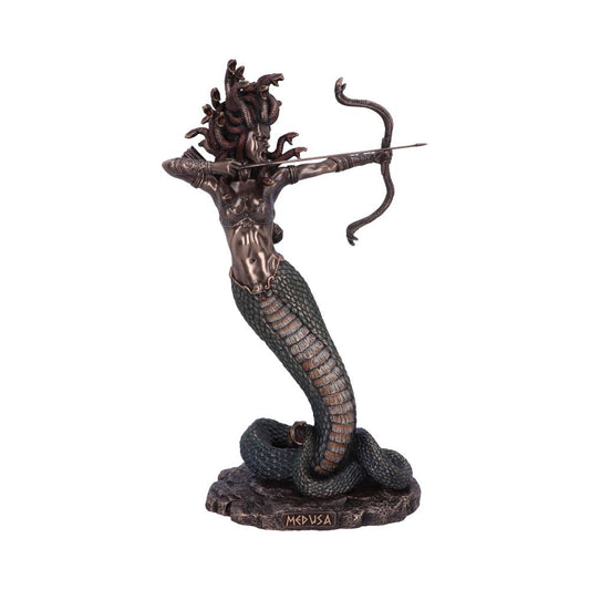Bronze Mythological Medusa Figurine.