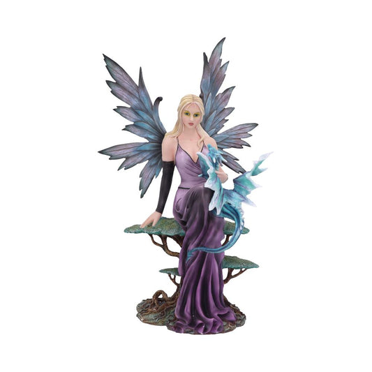 Stunning Purple Spring Fairy Figurine.