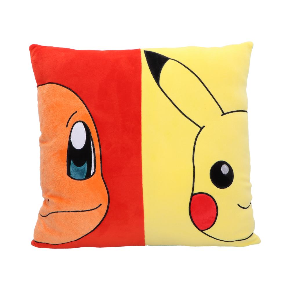 Pokmon Starter Cushion featuring the 4 iconic Pokmon's, Pikachu, Charmander, Bulbasaur and Squirtle
