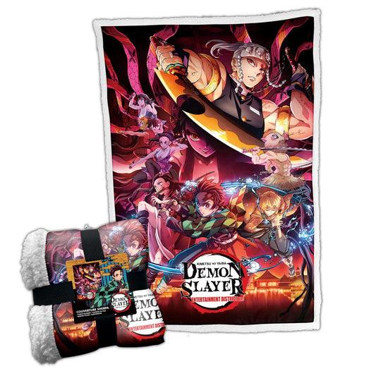 Throw featuring Demon Slayer Entertainment District Arc artwork