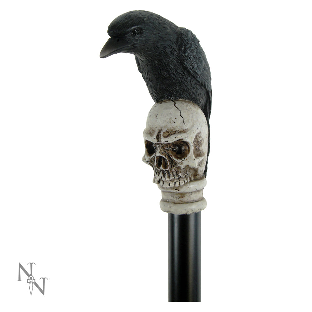Raven Skull cane