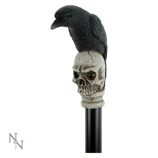 Raven Skull cane
