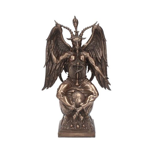 Bronzed Baphomet figure