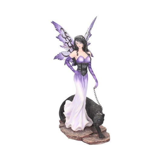 This beautiful fairy stands tall with her Panther protector by her side.
