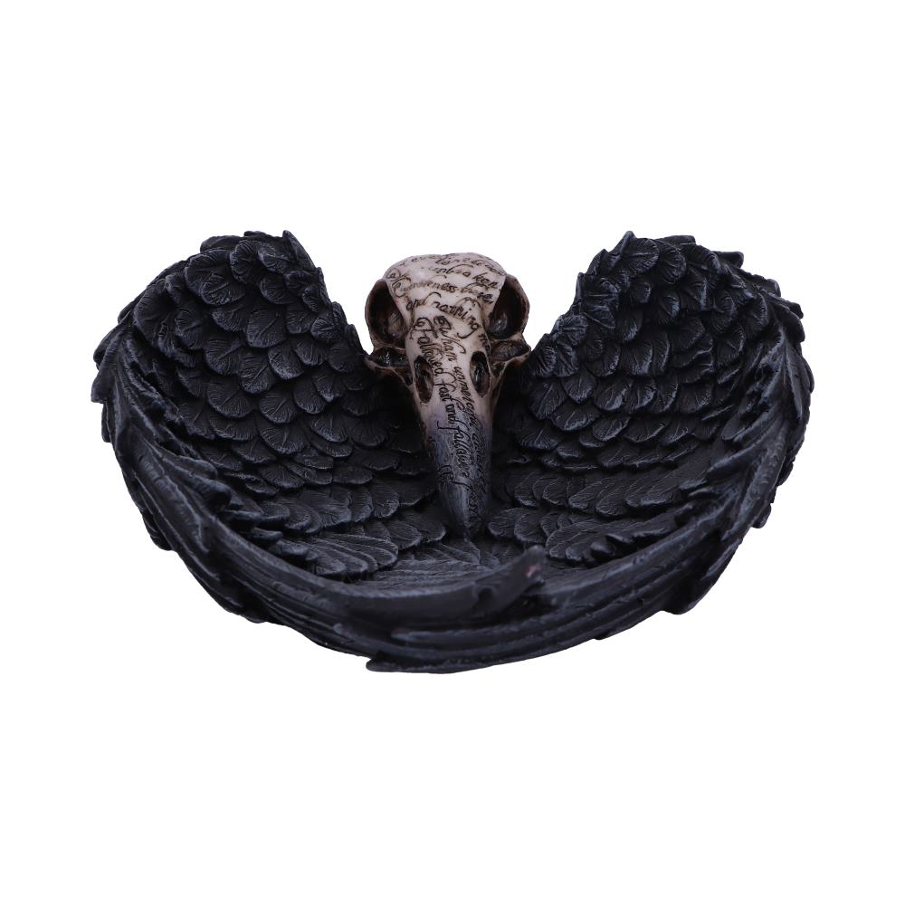 Beautifully crafted Raven Skull trinket holder.