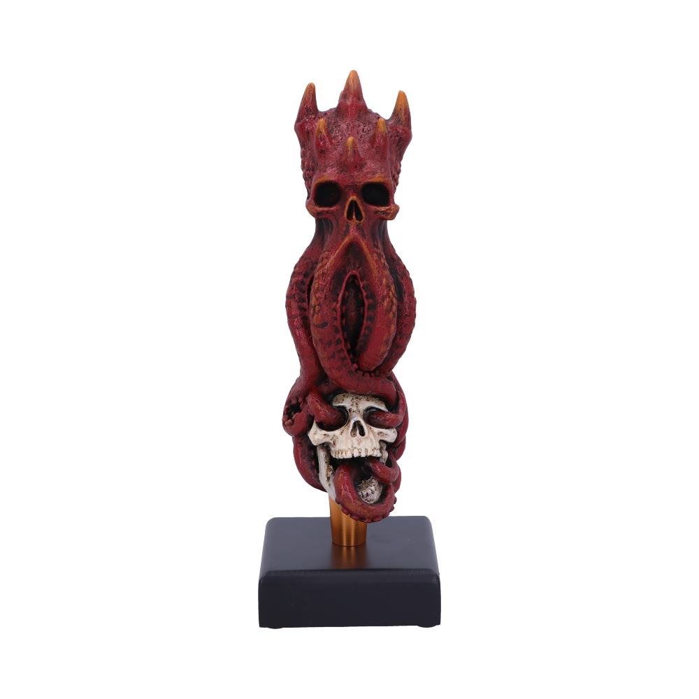 Kraken and Skull Figurine.