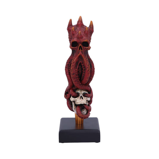 Kraken and Skull Figurine.